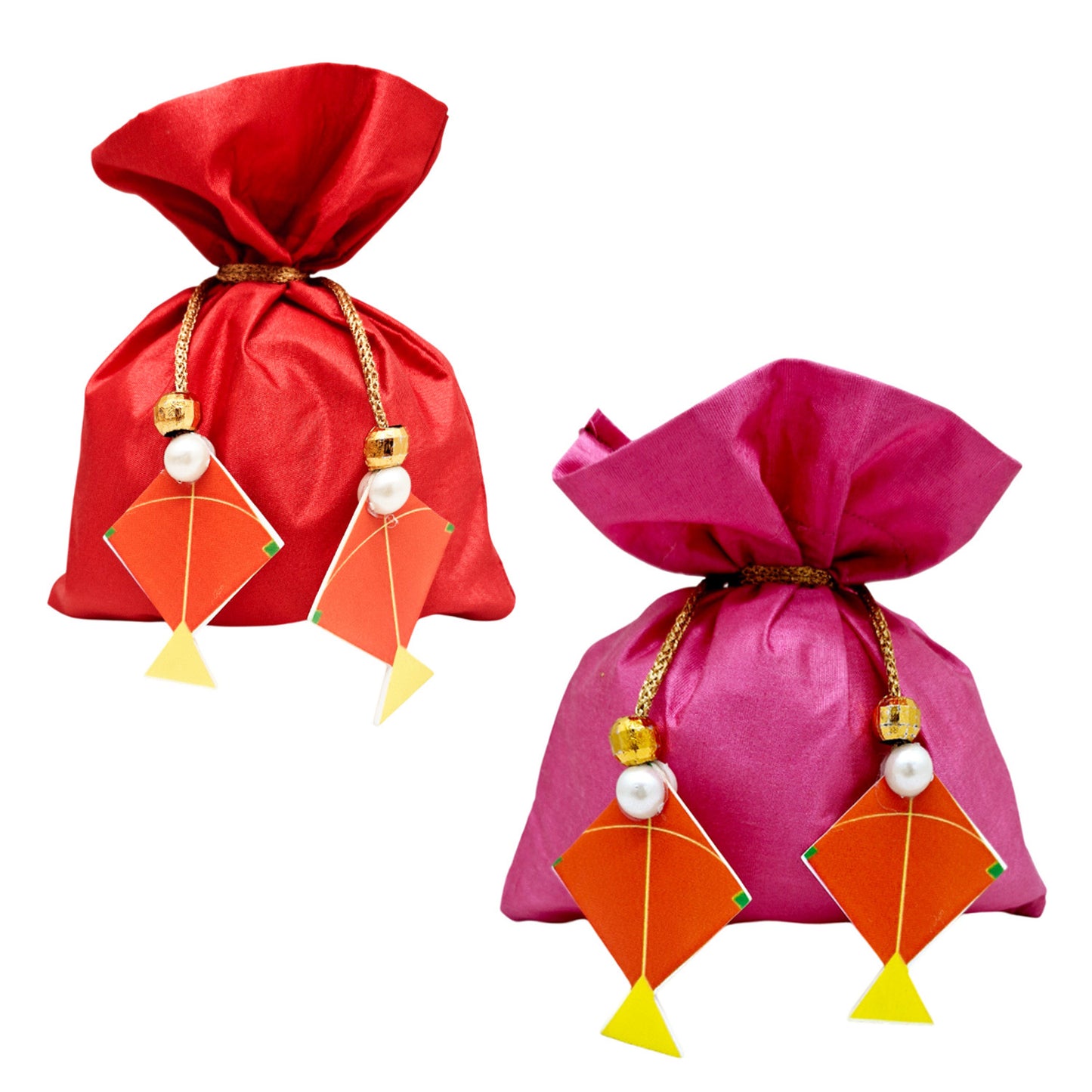 Colorful Kite Potli Bags for Women.