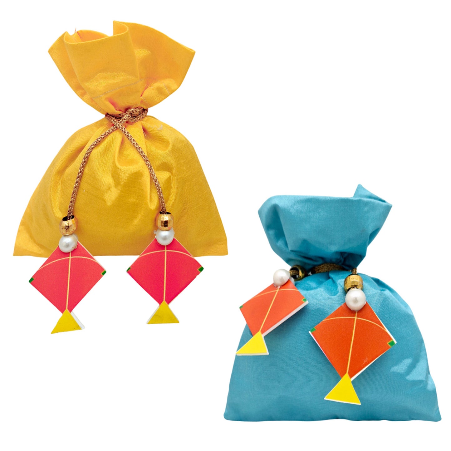 Colorful Kite Potli Bags for Women.
