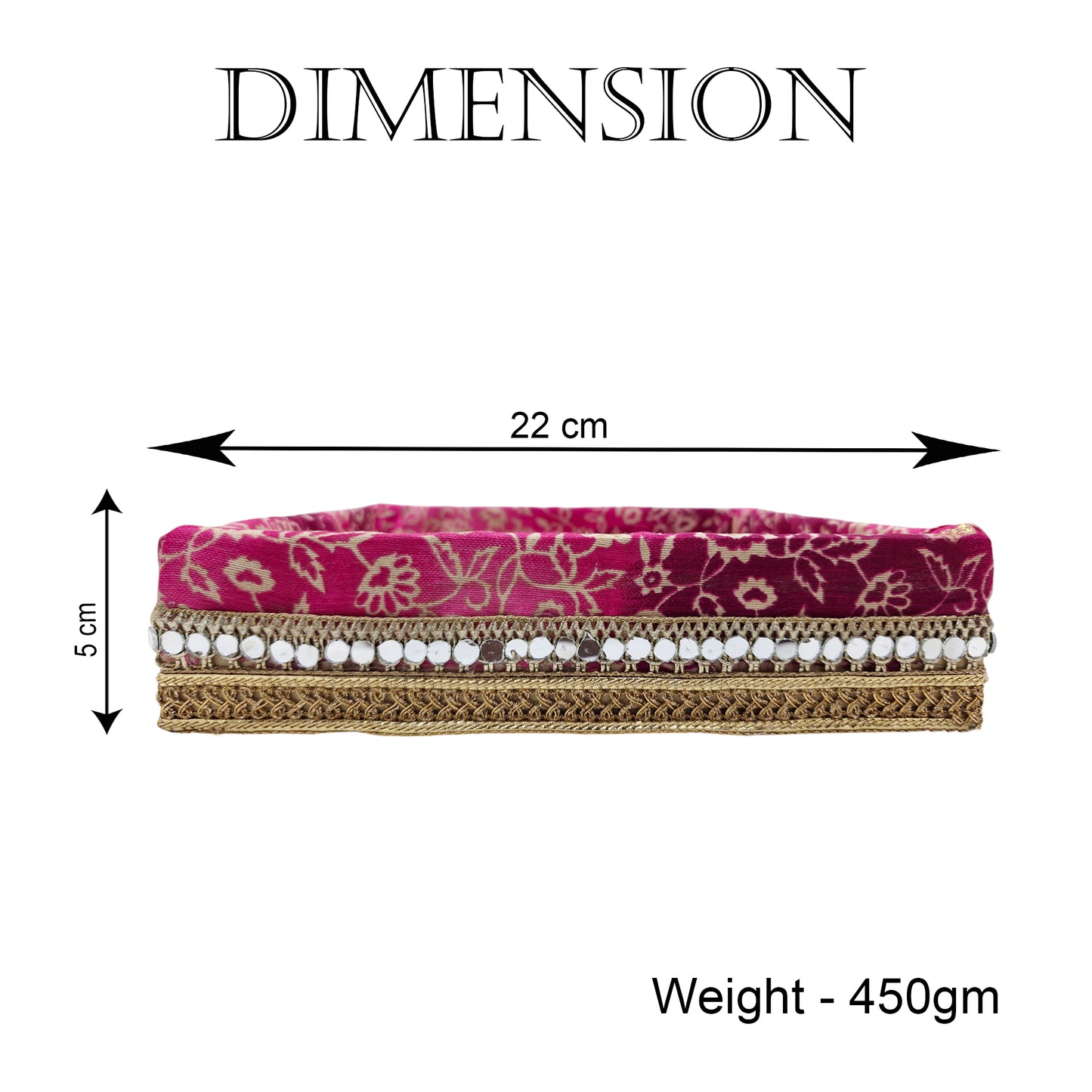 Handmade Multipurpose Modern Fancy Wooden Shagun Tray