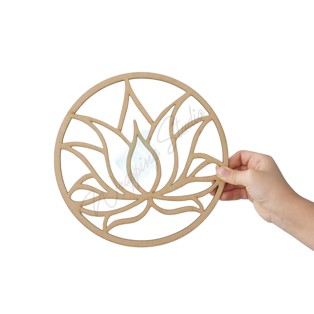 MDF Board for Lippan Art - Pre-Marked Beautiful Art Design Cutouts for Craft, Painting, DIY Projects