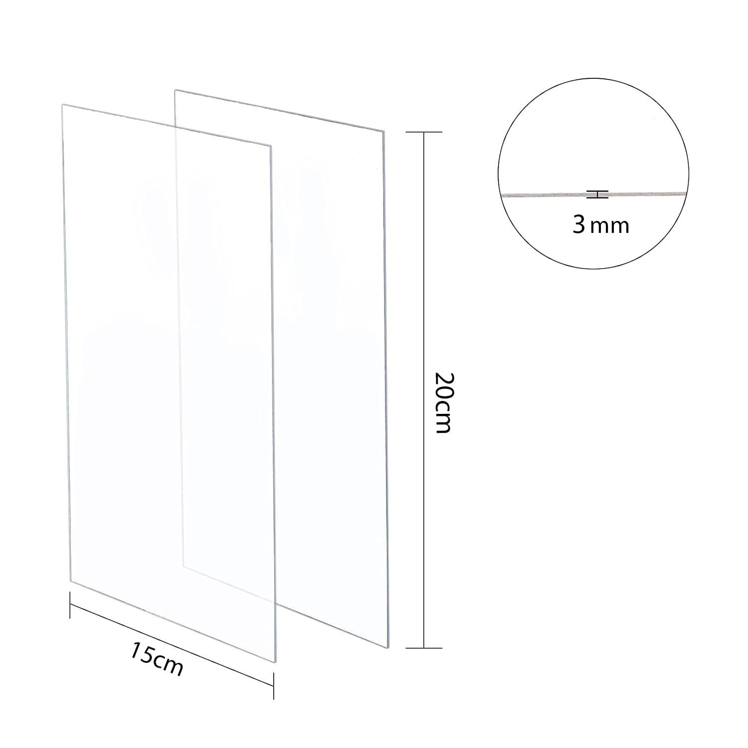 Transparent Acrylic Customized Photo and Text Message With Wooden Stand