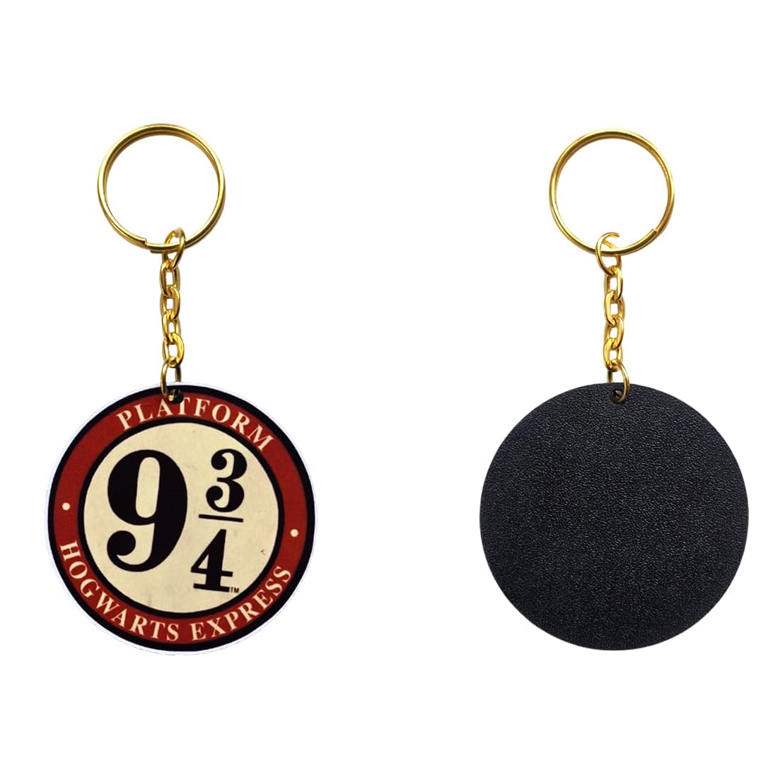 WRAPPING STUDIO MDF Sublimation Key chains Herry Potter Combo set For Gifting, Bike, Scooty, Bags, Car Key Chain (PK-4)