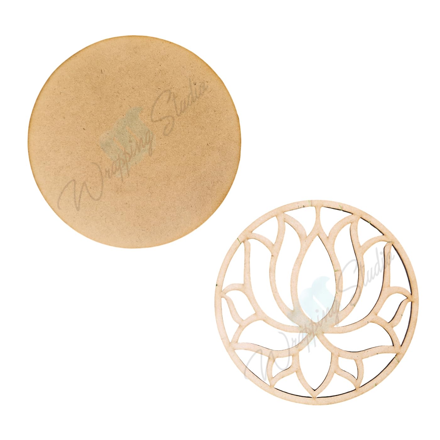 MDF Board for Lippan Art - Pre-Marked Beautiful Art Design Cutouts for Craft, Painting, DIY Projects