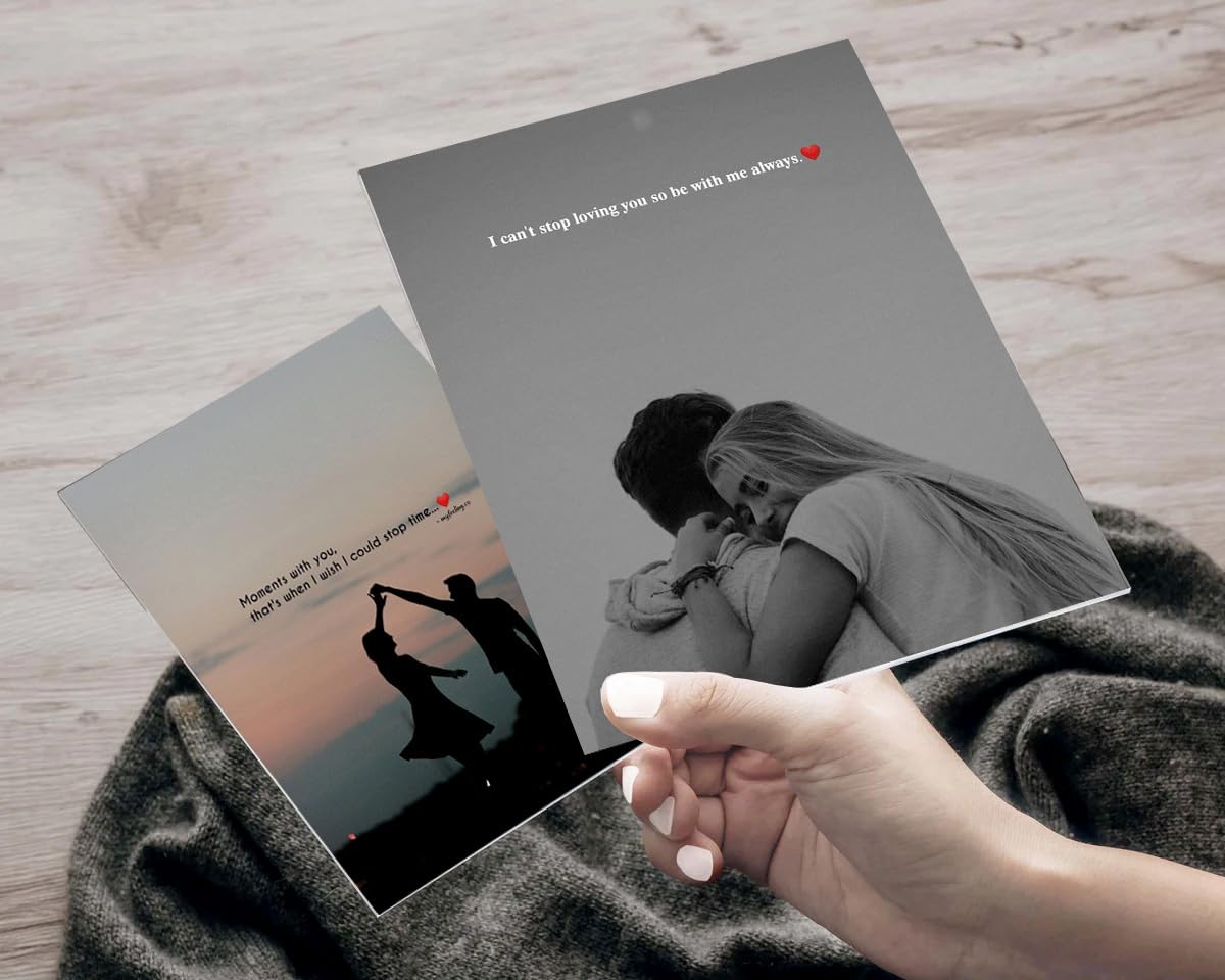 Transparent Acrylic Customized Photo and Text Message With Wooden Stand