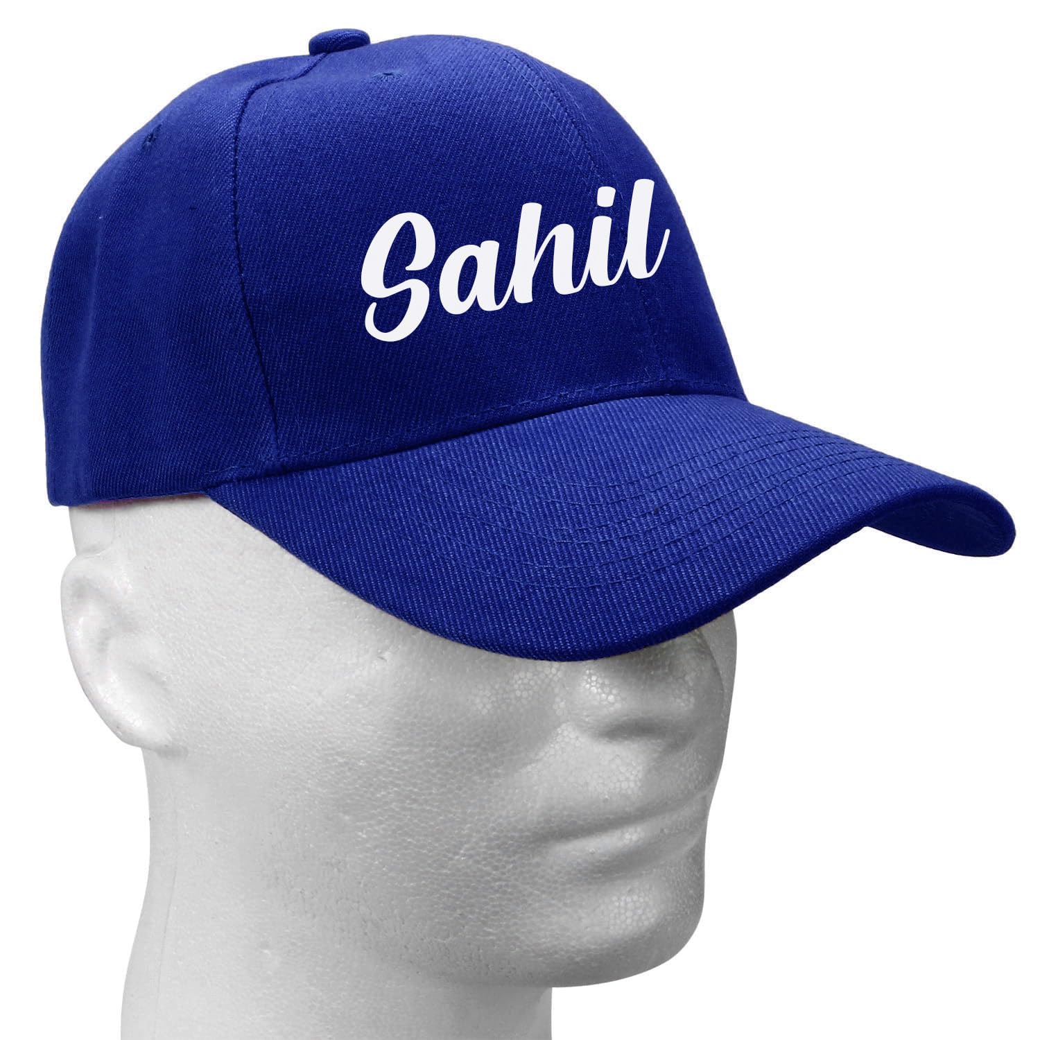 Customized Name Stylish Cotton Cap with Adjustable Strap for Men & Women