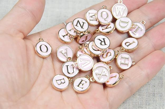 WRAPPING STUDIO Personalized Name Metal Chain Bracelet With Enamel Charm | Customized Name Bracelet For Women, Girls.