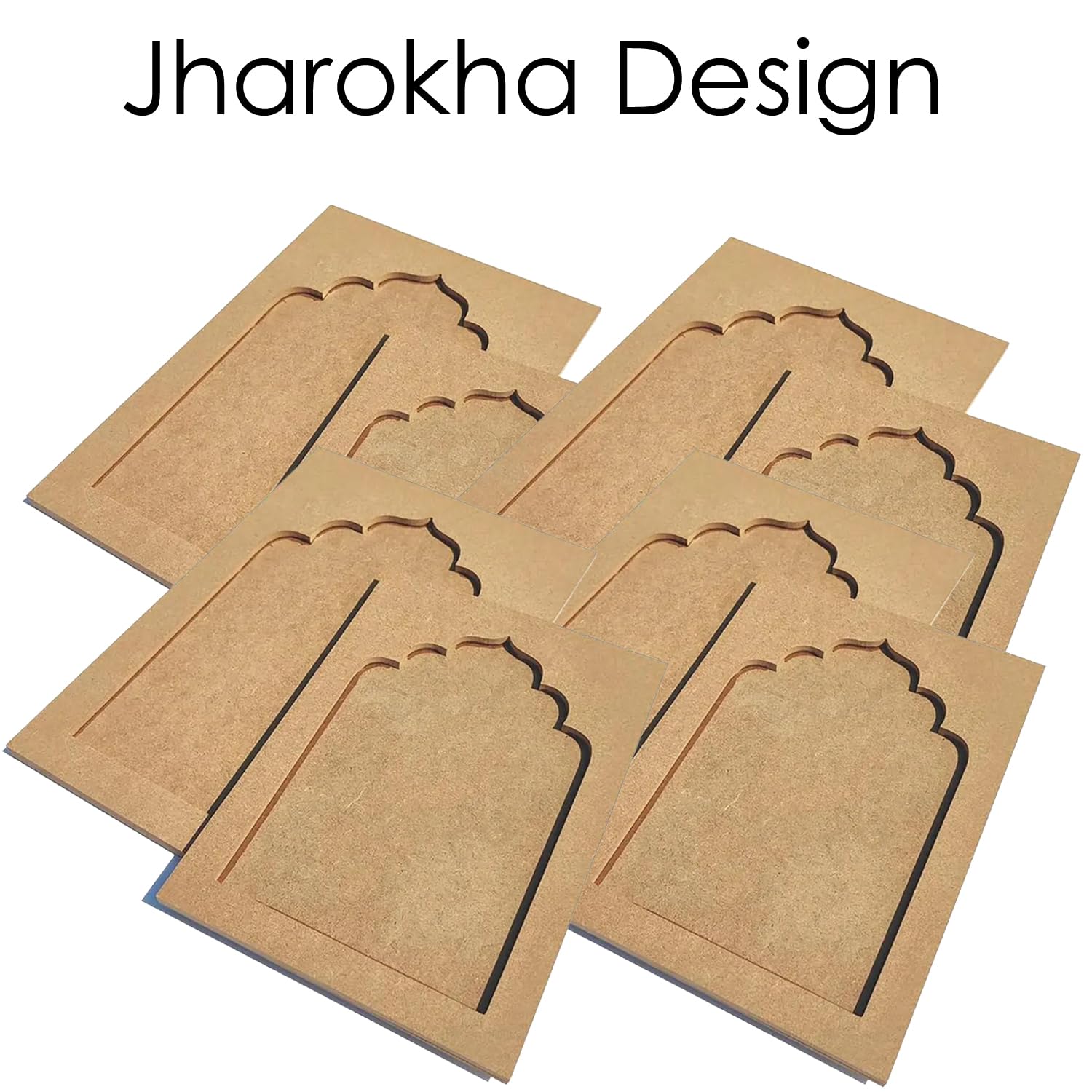 MDF Board for Lippan Art - Pre-Marked Buddha Design Cutouts for Craft, Painting, DIY Projects