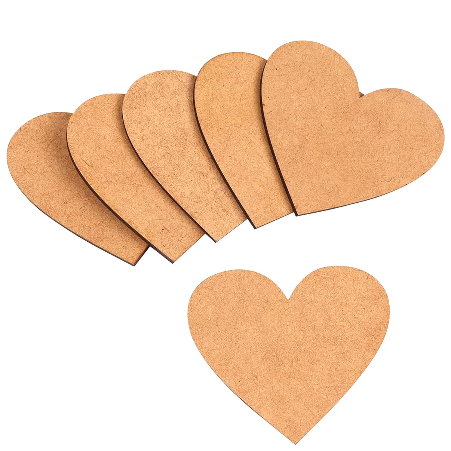 MDF Board for Lippan Art - Pre-Marked Heart Design Cutouts for Craft, Painting, DIY Projects