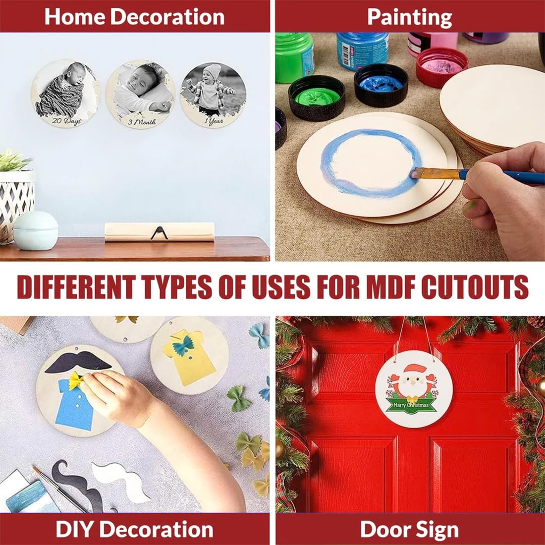 MDF Board for Lippan Art - Pre-Marked Lord Shiv Ji Design Cutouts for Craft, Painting, DIY Projects