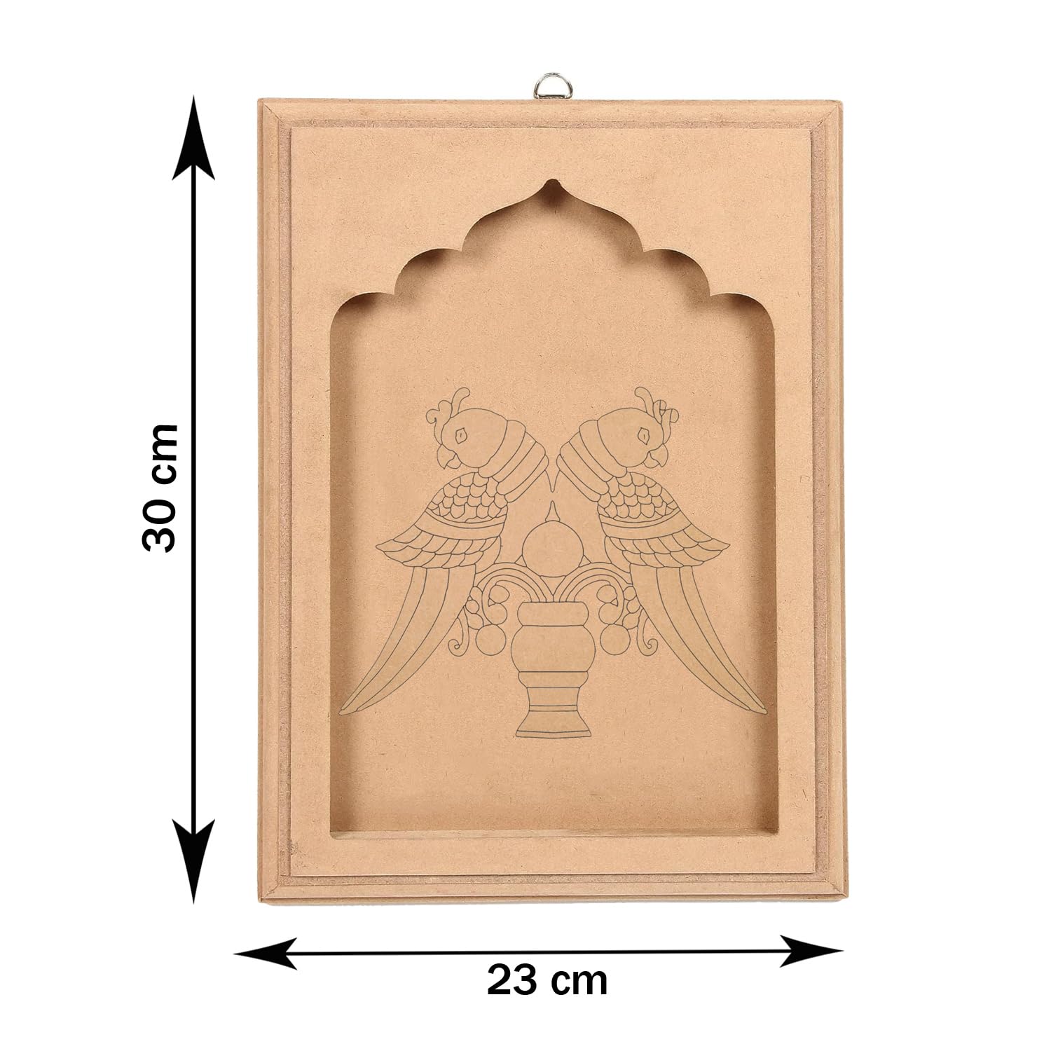 MDF Board for Lippan Art - Pre-Marked Beautiful Bird Design Cutouts for Craft, Painting, DIY Projects
