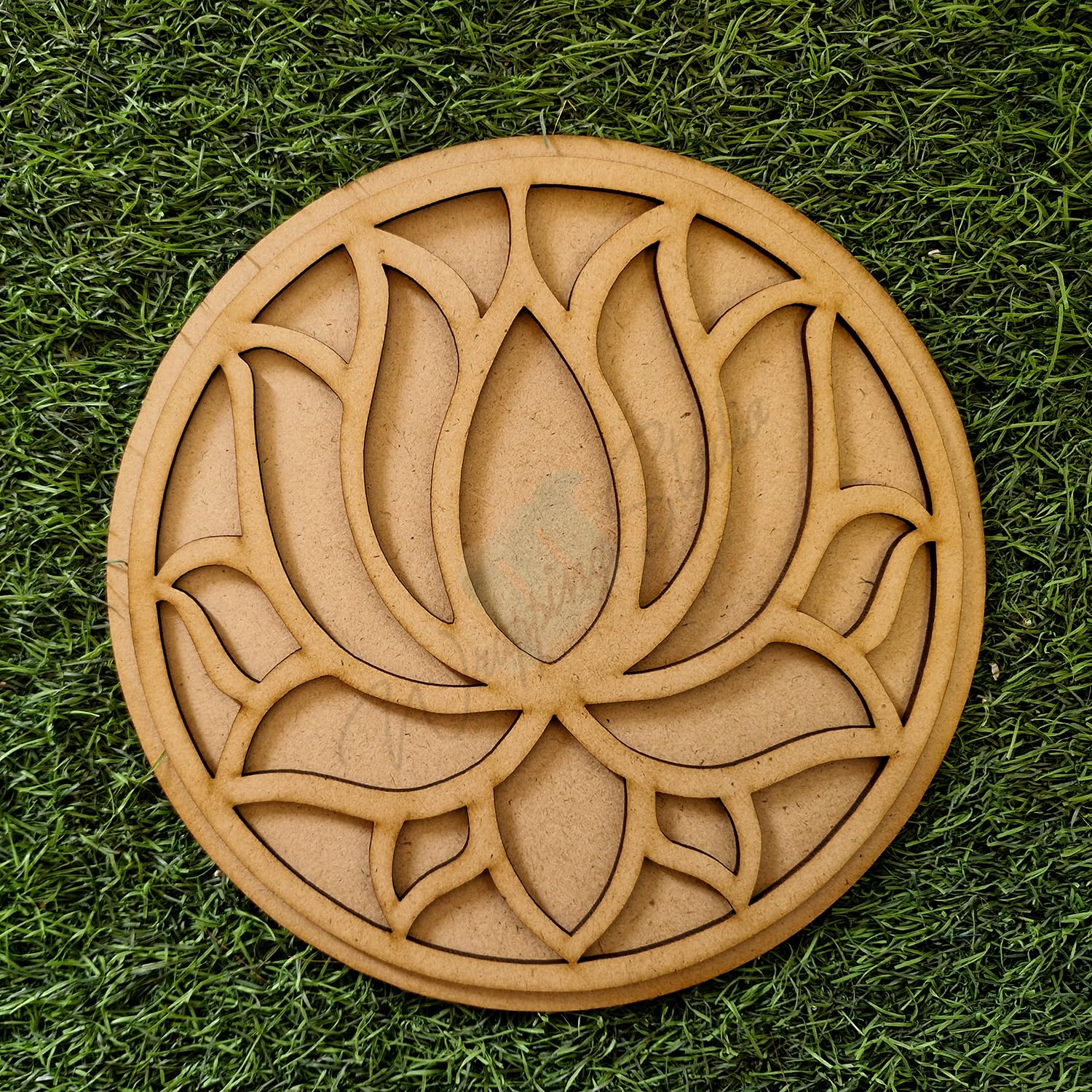 MDF Board for Lippan Art - Pre-Marked Beautiful Art Design Cutouts for Craft, Painting, DIY Projects