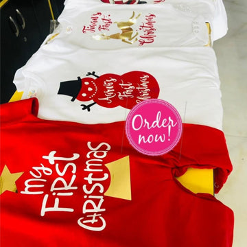 Personalized Christmas Special Baby Rompers