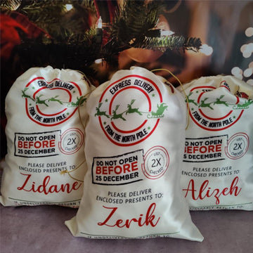 Personalized Christmas Santa Bag