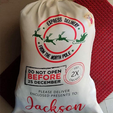 Personalized Christmas Santa Bag