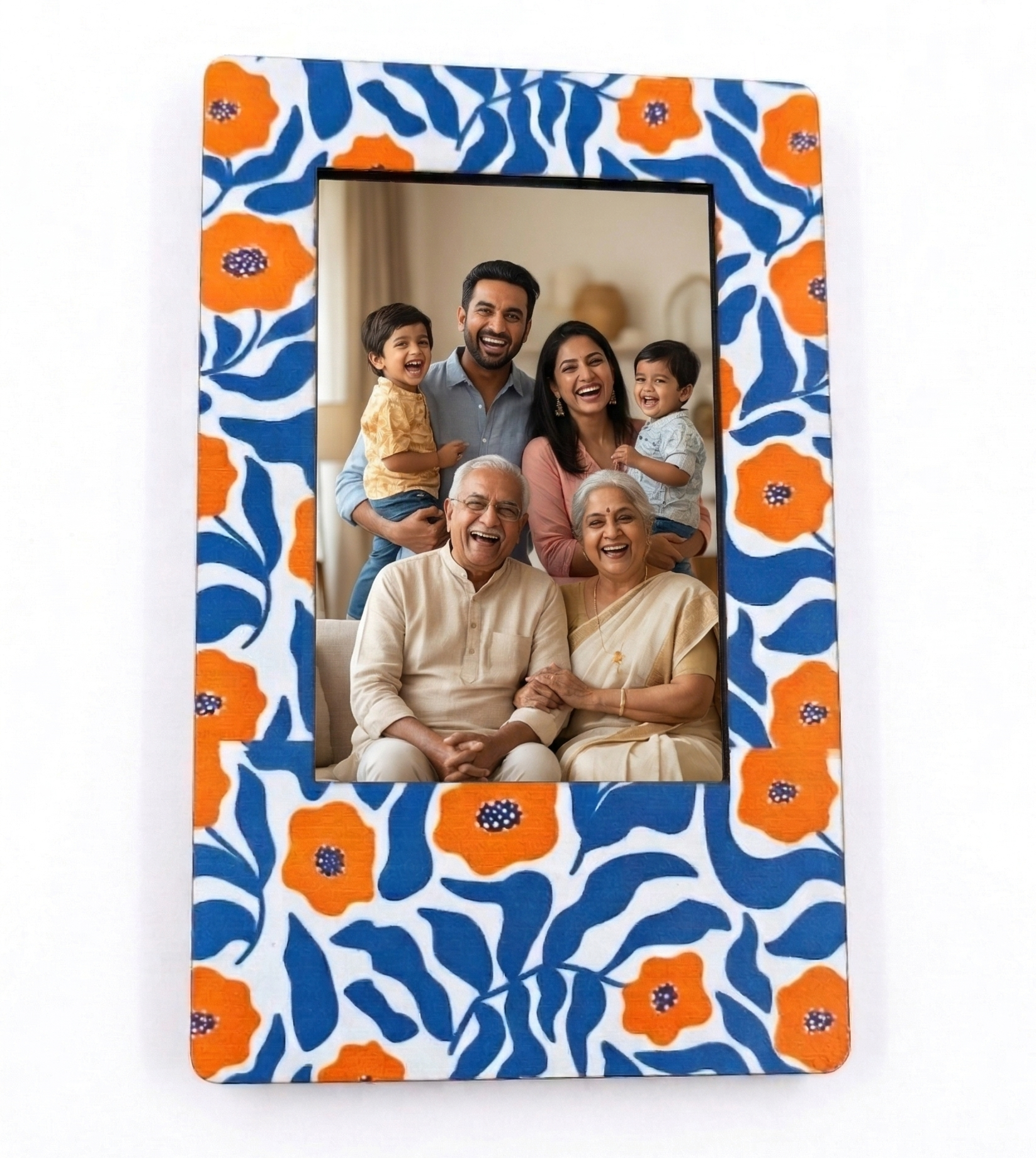 FRIDGE MAGNET PHOTO FRAME (4 Pcs Set of Random Designs)