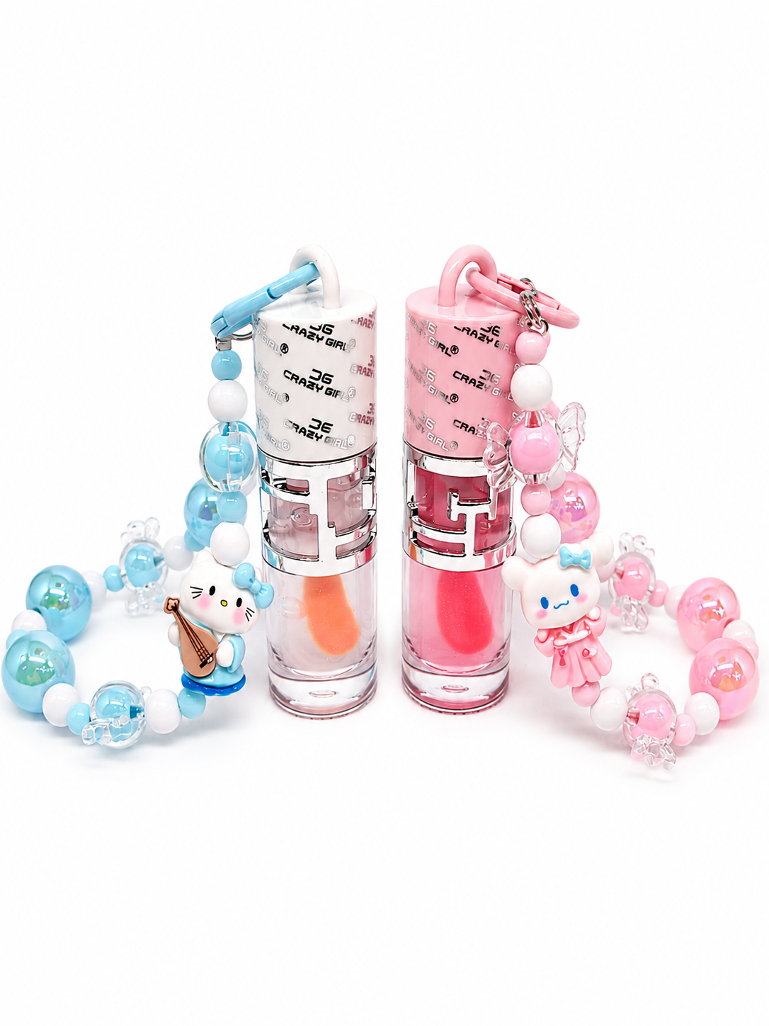 Phone Charm Lipgloss - Pink / Blue