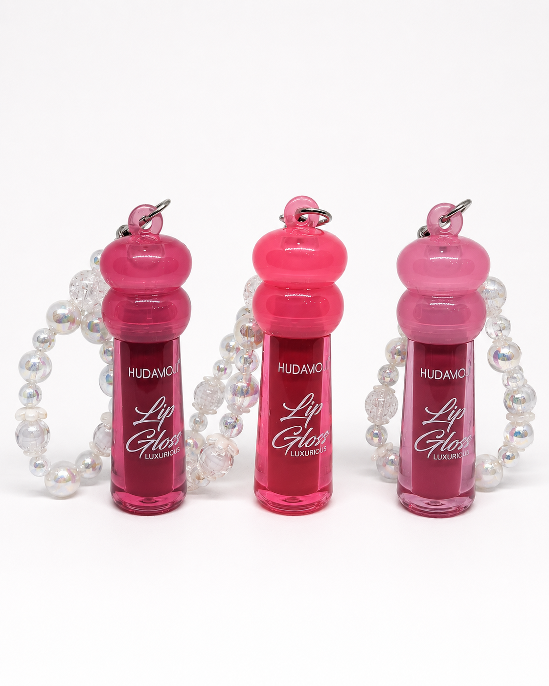 Huda Moji Lip Gloss With Beaded Bracelet