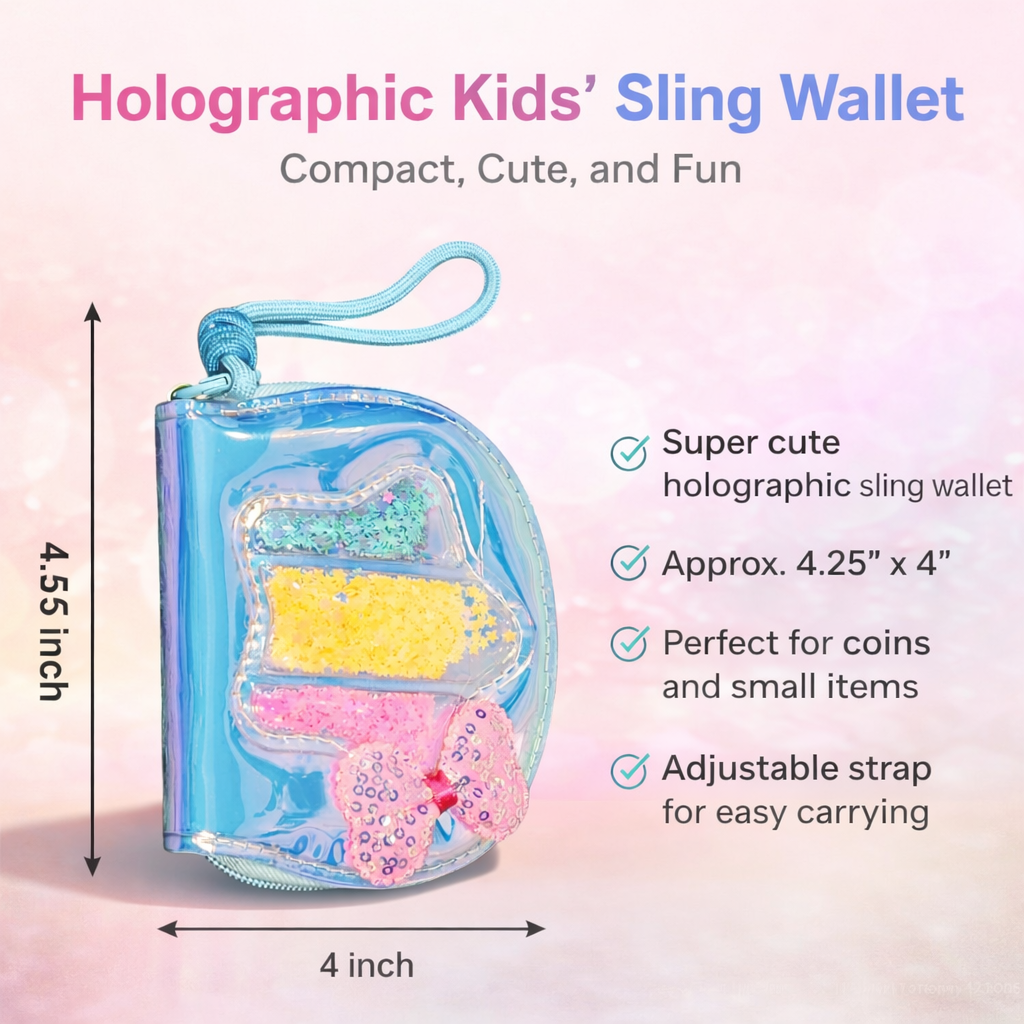 Cute Holographic Wallet