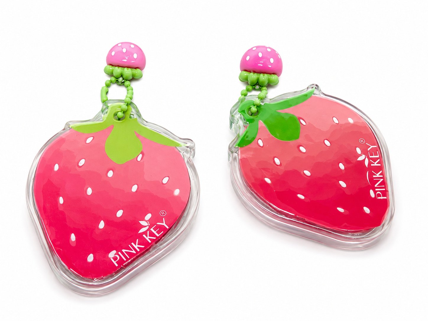Pink Key Strawberry Lip Mousse with Cute Keychain – Assorted Shades