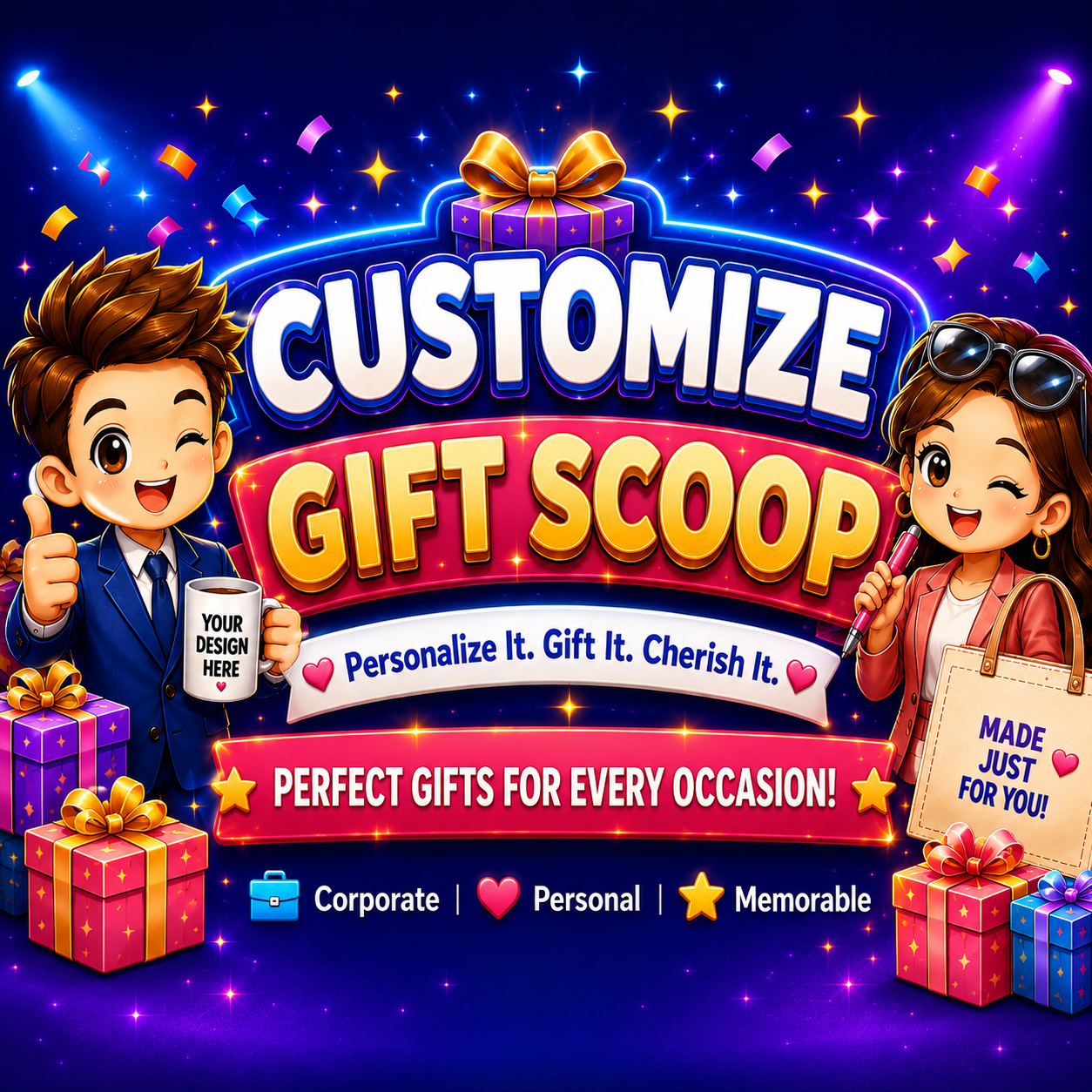 Customize Your Own Gift Scoop