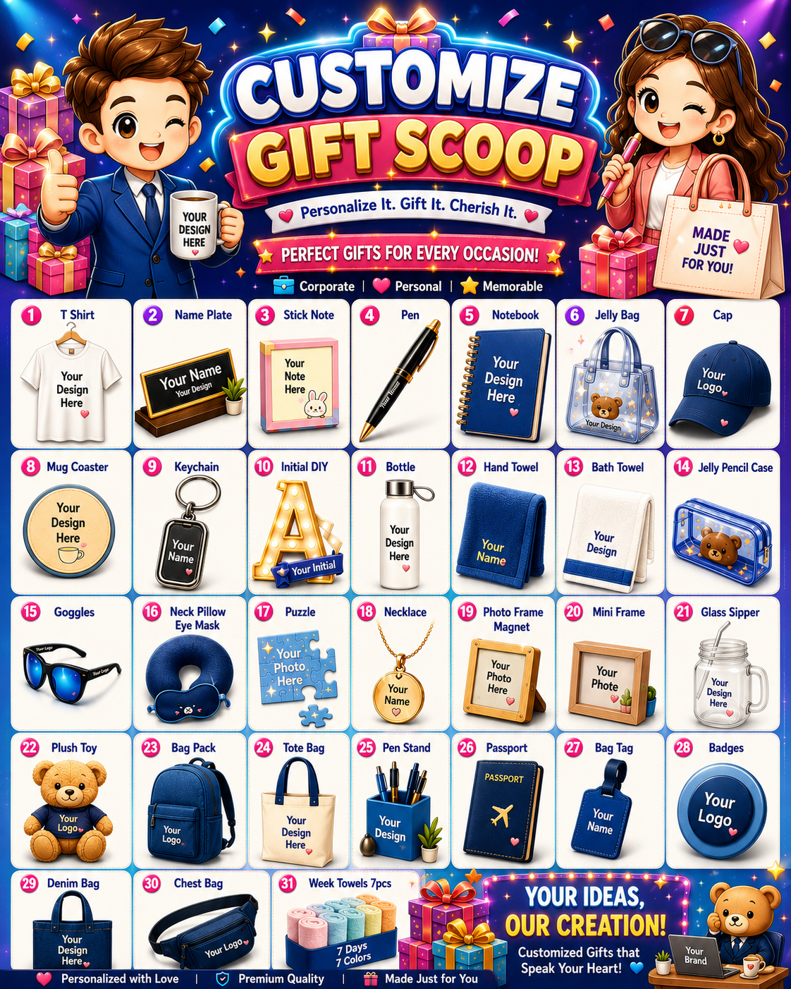 Customize Your Own Gift Scoop