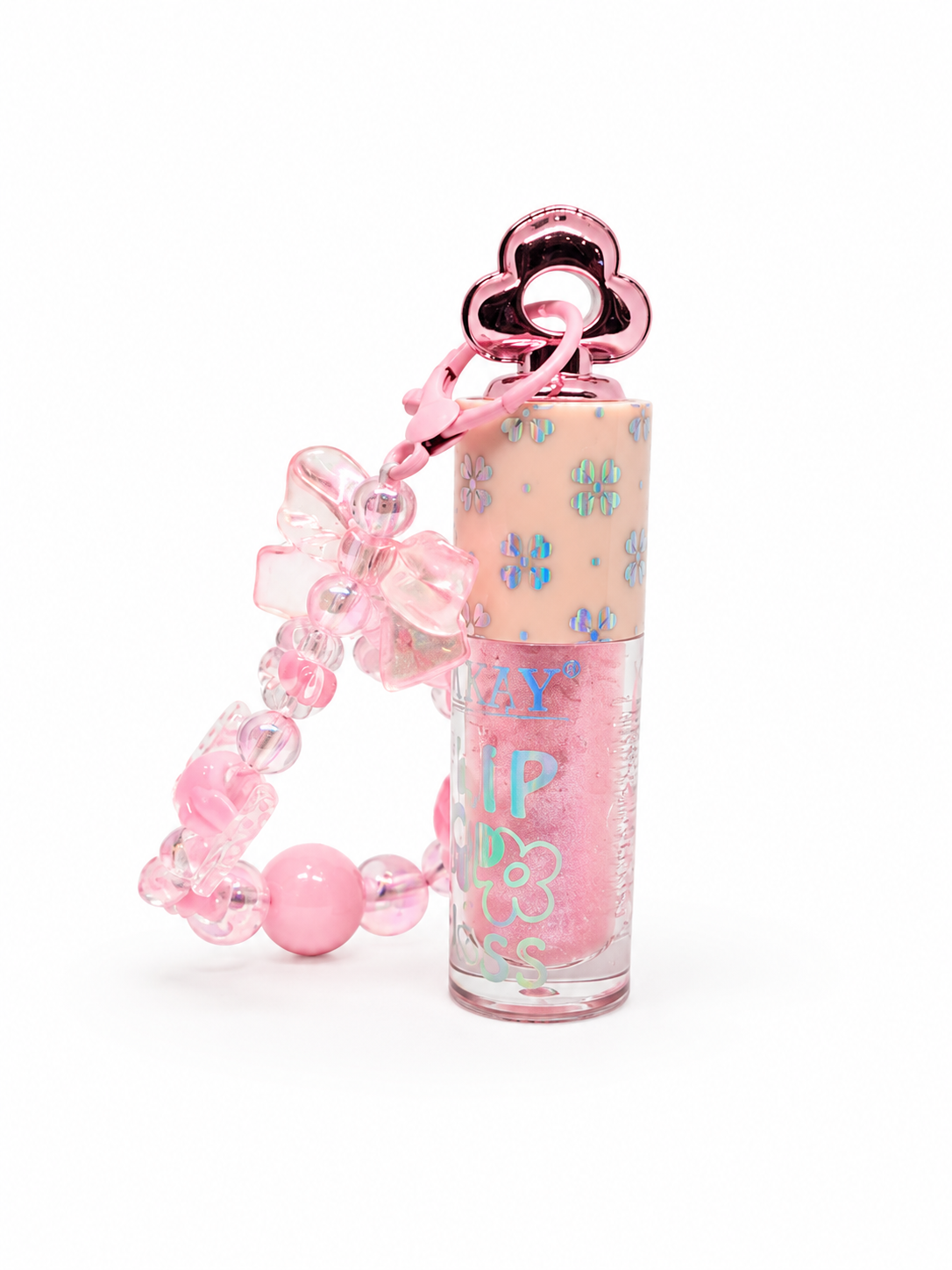 Pink Phone Charm Lip Gloss