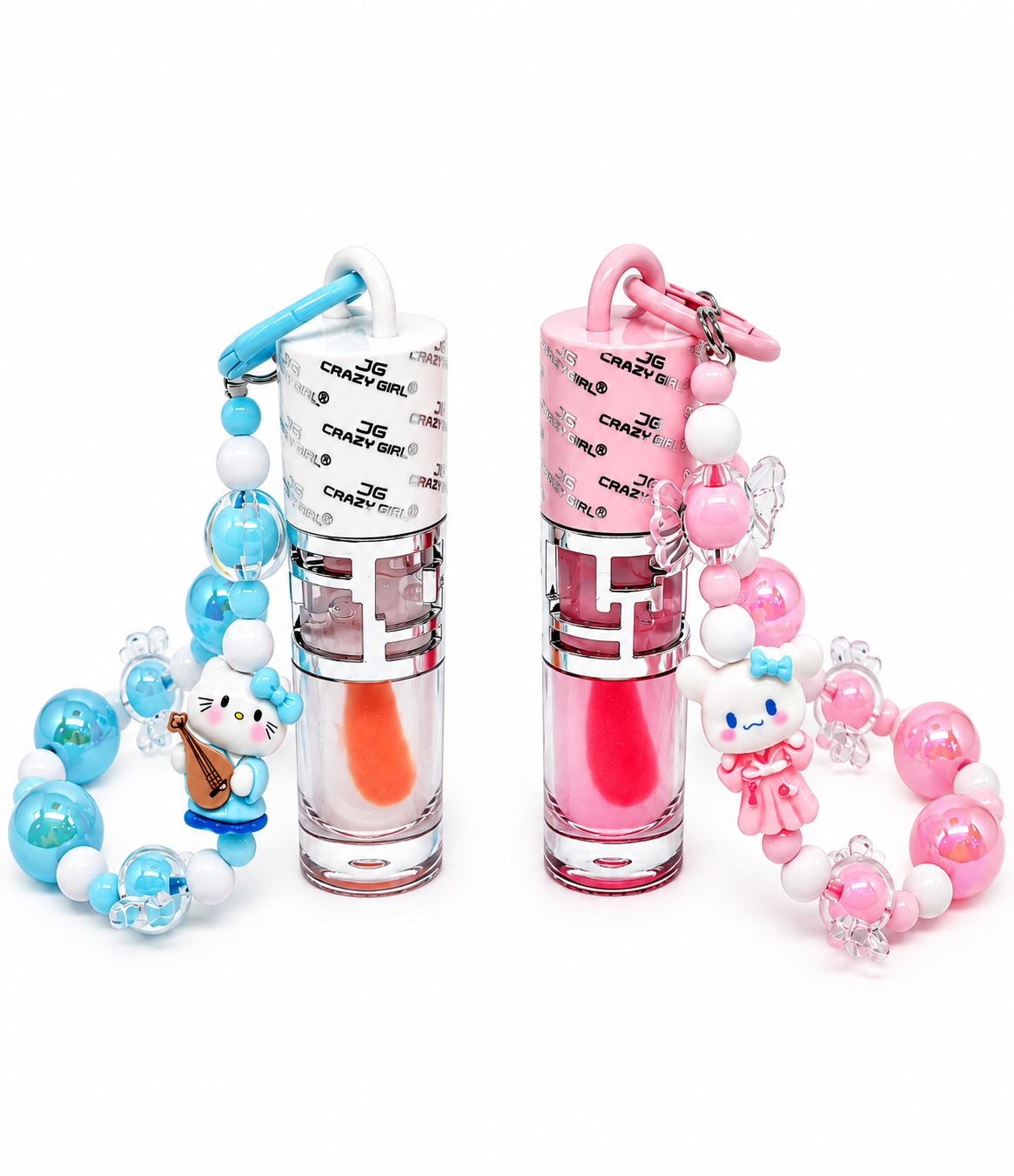 Phone Charm Lipgloss - Pink / Blue