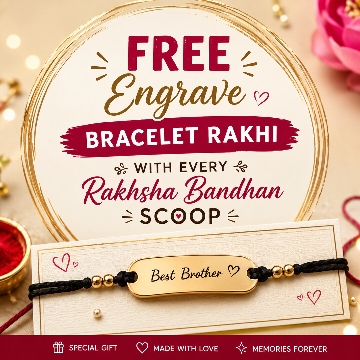 Rakhi Gift Scoop Adult